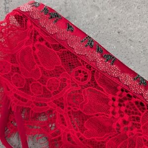 Victoria's Secret Cherry Garter Belt
